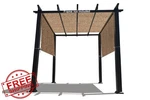 Alion Home Pergola Sun Shade Cover Replacement 12x8 Ft Walnut. Fixed Price $127.99.