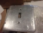Lot 8 Thepitt Tp720 Toggle Raised 4-11/16 Inch Square Box Cover; Steel. Fixed Price $19.60.