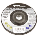 Forney Industries Grinding Wheel, Aluminum, Type 27, 4 In X 1/4 5/8. Fixed Price $14.22.