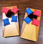 Games & Sports Expert Portable Tabletop Cornhole Toss Game Set With 8 Bags T9. Fixed Price $16.99.