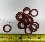(lot Of 250) 3/4" Viton Red Sanitary Clamp Gaskets 42mpsfyz Metal Detectable New. Fixed Price $90.48.