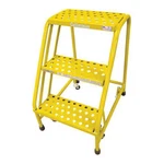 Cotterman 1003n1820a6e10b3c2p1 30 In H Steel Rolling Step, 3 Steps, 450 Lb Load. Fixed Price $262.99.