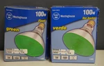 Westinghouse Green 100w Flood Light 120v Outdoor. Fixed Price $10.95.