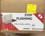 Gibraltar Building Products 4 In. X 8 Galvanized Steel Step Flashing. Fixed Price $24.88.
