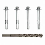 Liberty Safe 10915 Anchoring Kit,(4)anchor Bolts,drill Bit 40ce67. Fixed Price $16.26.