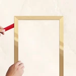 Shiny Metallic Gold Molding Trim (16.4ft X 1.2inch) Peel And Stick With .... Fixed Price $30.34.