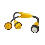 Mecmo Marine Shore Power Reverse Y Adapter, 2x L5-30p 30a To Ss2-50r 50a 125/.... Fixed Price $217.36.