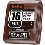 12x20 Ft Tarp Waterproof, 16 Mil Tarps Heavy Duty Waterproof Multipurpose Pro.... Fixed Price $60.60.