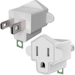 2 Pack Etl Listed 3 Prong To Adapter, Polarized Grounding Converter 3-p. Fixed Price $10.91.