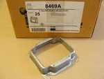25 New Egs Neer Gedney 8469a 4" Square Double Device Box Cover 12 Cu In Capacity. Fixed Price $59.99.