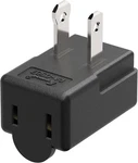 Right Angle Adapter,2-prong 90 Degree Upward Angled Ac Adapter, Polarized 2-pron. Fixed Price $11.99.
