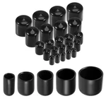 Uxcell 25pcs Round Rubber End Caps Protective 1/4" 3/8" 1/2" 3/4" 7/8", Black. Fixed Price $12.92.
