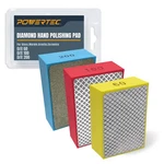 Powertec 72306 Diamond Hand Polishing Pads 3pack, 60, 100 & 200 Grits, 3 Pack. Fixed Price $58.99.