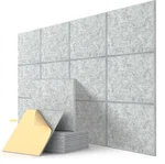 Soundproof Wall Panels, Kuchoow Acoustic Panels Sound Absorbing Pack Of 12. Fixed Price $36.99.