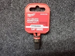 New Milwaukee 49-66-6720 1/4"f X 3/8"m Drive Shockwave Impact Adapter (bn249). Fixed Price $12.99.