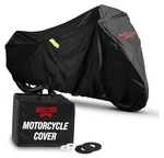 Heavy Duty Motorcycle Cover Waterproof Xl 108"l X 42"w 60"h Badass Black. Fixed Price $173.75.