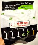 50 Pack Miracle Sealants Levolution Tile Leveling System Tee Spacer 3/16" Part C. Fixed Price $18.99.