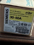 Siemens Q23050ct2 2 Pole 30a 50a 120/240vac Plug In Quad Breaker New Box. Fixed Price $265.00.
