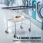 Vevor Wire Laundry Cart, Basket Cart For. Fixed Price $145.32.