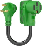Rvguard 30 Amp To 50 Rv Adapter Cord 12 Inch, Nema Tt-30p 14-50r, Do. Fixed Price $34.86.