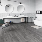 Florexp Vinyl Flooring - Lvt Peel And Stick Floor Tiles Dark Grey,2.0mm. Fixed Price $77.89.