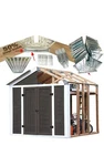 Ezbuilder 50 Structurally Stronger Truss Design Easy Shed Kit Builds 6in 1. Fixed Price $58.00.