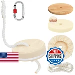Fologtoo Zipline Seats, Wooden Seat For Kids And Adults With Sponge Pad,. Fixed Price $85.04.