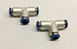 Aignep 88230-04 Union Tee Push-to-connect 1/4" Tube (pack Of 2) Nickel Brass. Fixed Price $11.00.