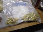 #10-32 X 1" Slotted Drive Round Head Brass Machine Screw Qty 42. Fixed Price $15.00.