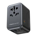 Momax Universal Travel Adapter 70w Gan, 3 Usb-c Pd & 2 Usb-a Qc, 70w, Black. Fixed Price $92.95.