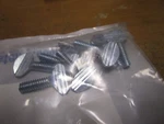 1/4"-20 X 3/4" Type B Regular Thumb Screw, No Shoulder, Zinc Qty 10. Fixed Price $10.00.