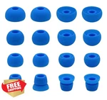 Alxcd Ear Tips For Powerbeats 3/2, Sml Silicone And Double Flange, Blue, 8 Pair. Fixed Price $20.00.