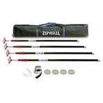 Zipwall Zp4 Zippole 10 Foot Spring Barrier (pack Of 4) Loaded Poles For Dust Bar. Fixed Price $279.35.