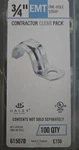 Halex 3/4 In. Click-on Emt 1-hole Conduit Strap (100-pack) 61507b New. Fixed Price $37.00.