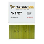 1-1/2" Micro Pin Nails 23ga Galv 10,000ct Mp23-112p2. Fixed Price $37.06.