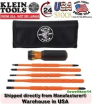 Klein Tools 32288 8-in-1 Insulated Interchangeable Screwdriver Set - 7 Piece New. Fixed Price $45.95.