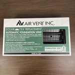 New Air Vent Inc. Solar Tek Ra Replacement Automatic Foundation Black #rabl. Fixed Price $17.95.