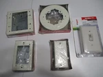 Legrand Wiremold 5 Piece Lot Ivory B2-s, V5737a, V5747-2, V5741 & V57242 New. Fixed Price $41.39.