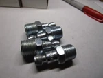 1/4" X 3/8"npt Male Steel Automotive Standard Plug Qty 4. Fixed Price $15.00.