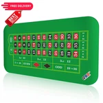 Gse Games 70 Inches (l) X 35 (w) 0.1 (h), Roulette Layout Mat. Fixed Price $71.99.