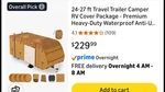 Lanceton Rv Cover Tt24-27ft Premium Heavy Duty Waterproof New!. Fixed Price $125.00.