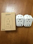 Hanycony Switzerland Pack Of 2 Power Travel Plug Adapter, Type J. Fixed Price $8.50.