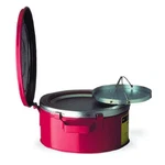 Justrite 10370 Bench Can 1 Gal Steel Can, Plunger, 7 1/2 In Dasher Plate. Fixed Price $101.37.