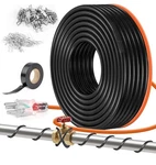 Jdzkomke Heat Tape, Deicing Heating Cable, 120v 8w/ft. 100 Feet Length. Fixed Price $34.99.