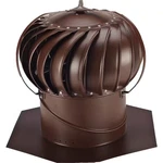 12 In. Brown Aluminum Externally Braced Whirlybird Wind Ventilation Roof Turbine. Fixed Price $82.38.