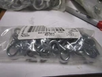 #8 1"l-inside .120"-wire 46lb-wll Zinc Plated S-hook Qty 50. Fixed Price $12.00.