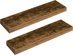 Hoobro Set Of 2 Floating Shelves Wall Shelf Hanging W/ Invisible Brackets. Fixed Price $43.69.