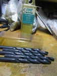 23/64" Hss 118 Black Oxide Finish Fmt Jobber Drill Bit Qty 5. Fixed Price $30.00.
