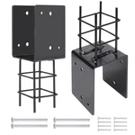 6"x 6" U-shape Concrete Post Anchor, Heavy Duty 5mm 6 Gauge Holder For T.... Fixed Price $55.76.
