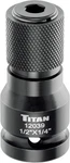 Titan 12039 1/2in Drive To 1/4in Hex Quick Change Adapter. Fixed Price $24.23.
